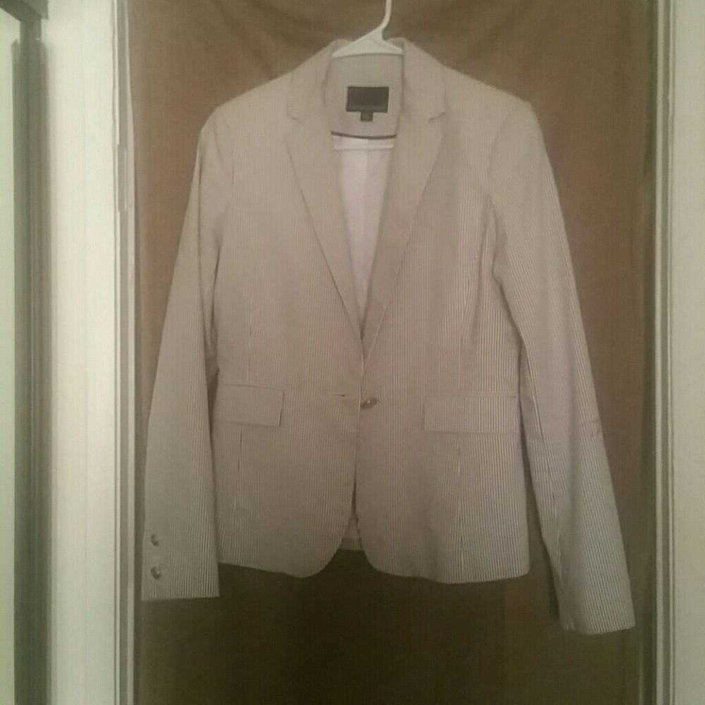 Cynthia Rowley Medium Striped Blazer